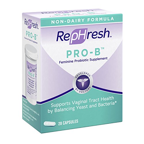 NEW RepHresh Pro-B Feminine Probiotic Supplement Non- Dairy Formula/Vegetarian Capsule, 28ct Rephresh buy supplements canada