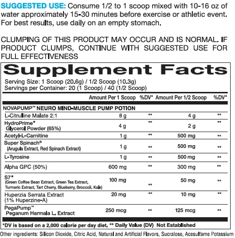 InnovaPharm NOVAPUMP Neuro (BlackBerry Mojito) Powder - 14.5 Ounces InnovaPharm buy supplements canada