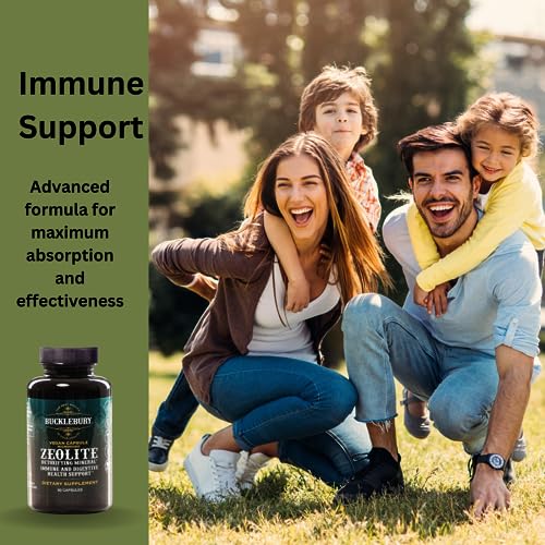 BUCKLEBURY Zeolite Micronized Smart Mineral Capsules - Supports Detox, Immune BUCKLEBURY buy supplements canada