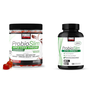 Force Factor ProbioSlim Apple Cider Vinegar Gummies with Organic, LactoSpore Probiotics Force Factor buy supplements canada