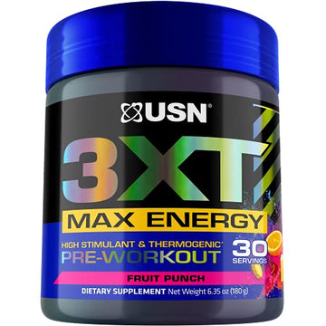 USN 3XT Max Pre-Workout Supplement Drink Mix Powder for Energy, Endurance and Pump USN buy supplements canada