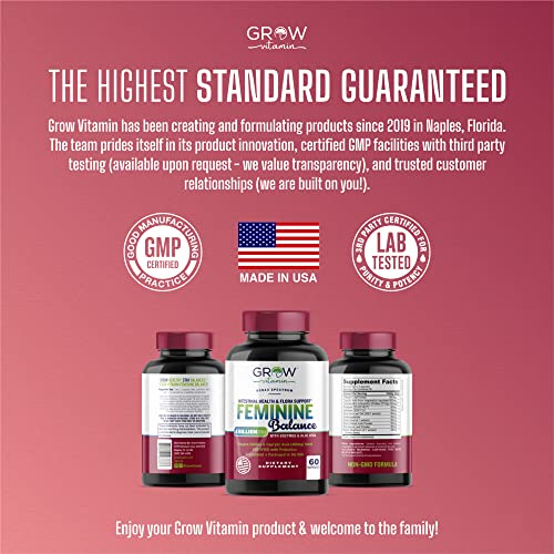 Feminine Balance Complex | Candida Support | Oregano & Caprylic Acid Blend grow vitamin buy supplements canada