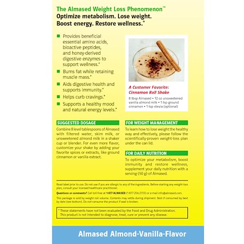 Almased Protein Powder for Weight Loss Kit for Men & Women, Natural Meal Replacement Almased buy supplements canada