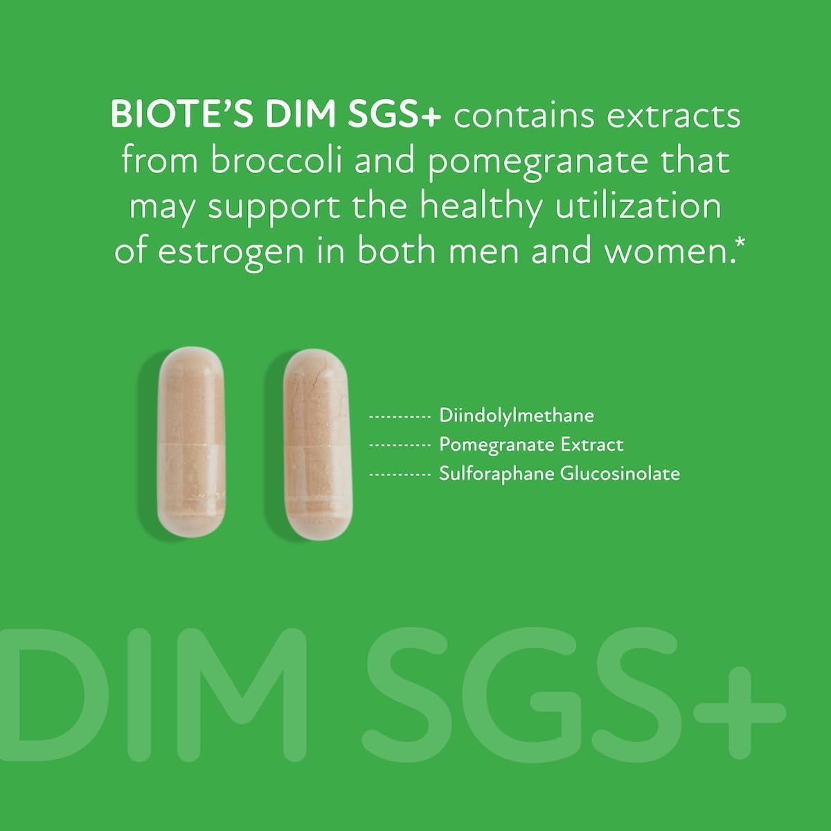 Biote Nutraceuticals - DIM SGS + - Hormone + Detox (60 Capsules) Biote buy supplements canada
