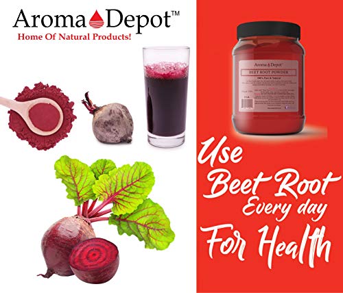 Beet Root Powder 8 oz. by Aroma Depot Raw & Non-GMO I Vegan & Gluten Free I Nitric Aroma Depot buy supplements canada