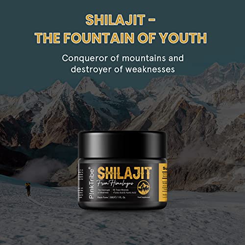 Shilajit Resin, Original Himalayan Shilajit 30g - Gold Grade 100% Pure, Rich in Fulvic P!nkTribe buy supplements canada