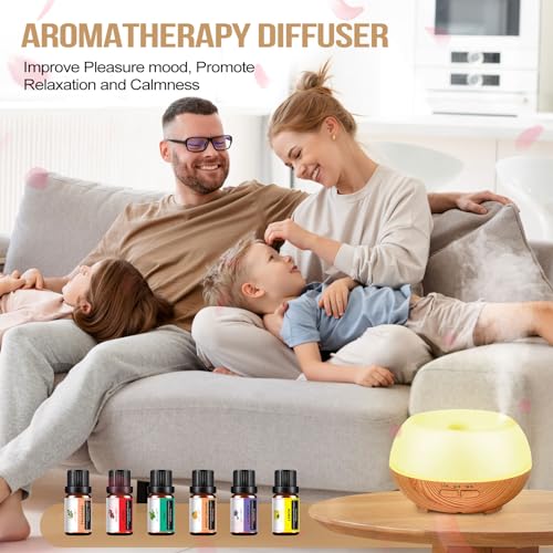 Aromatherapy Essential Oil Diffuser: Cool Mist Aroma Diffuser for Home - Colorful Light Create Ambience Grevol buy supplements canada