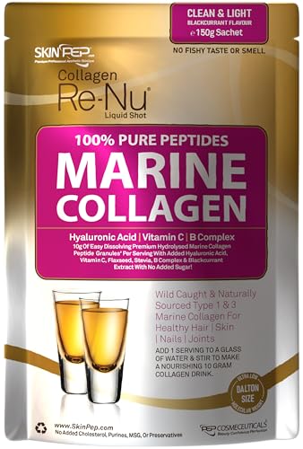 SkinPep® Collagen Re-Nu Liquid Shot Sachet 15-30 Day Supply - The Anti-Ageing Daily Collagen Drink Mix SkinPep buy supplements canada