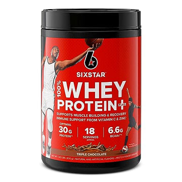 Six Star Elite Series 100% Whey Protein Plus Triple Chocolate 1.8lbs US Six Star buy supplements canada
