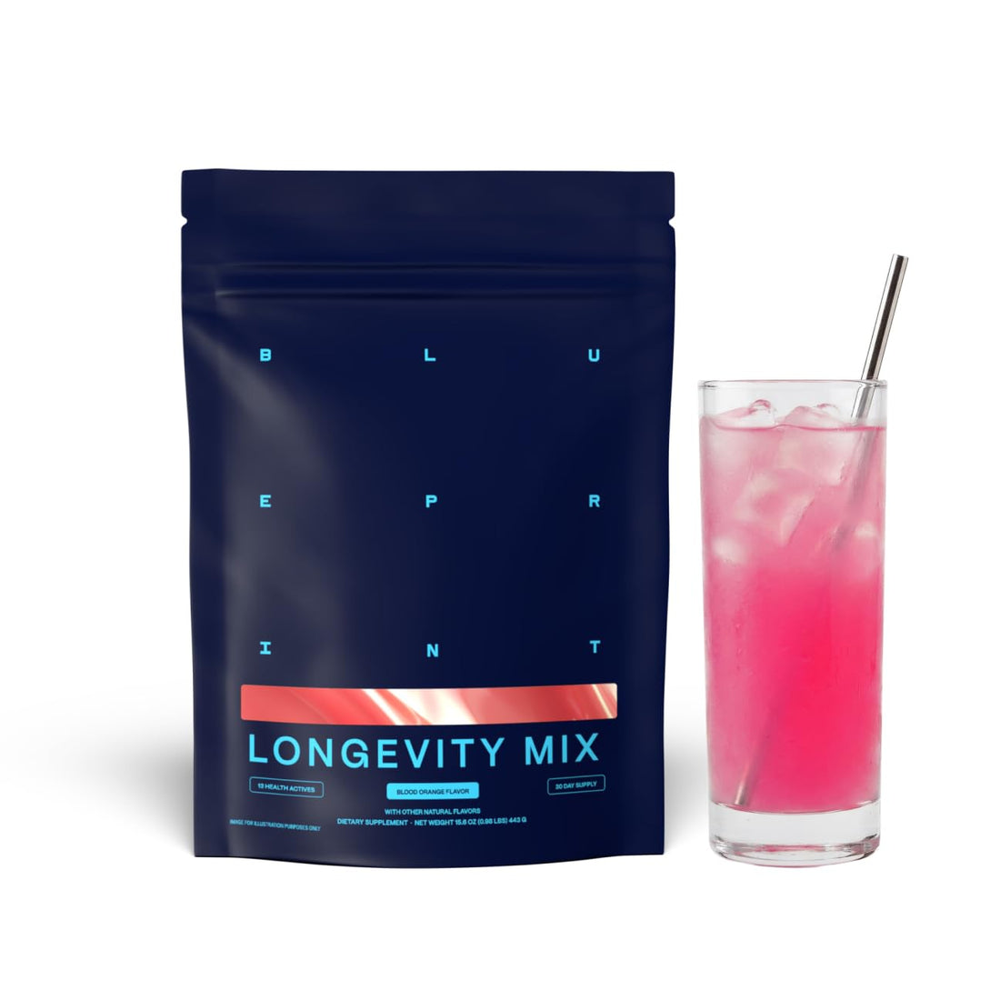 Blueprint Bryan Johnson Longevity Mix - Muscle Builder & Recovery Supplement - Promotes Focus and Balanced Mood - Magnesium, Creatine, L-Theanine Blueprint Bryan Johnson buy supplements canada