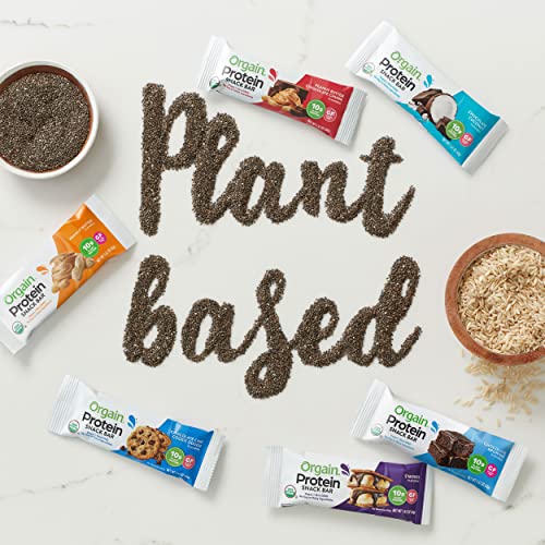 Orgain Organic Vegan Protein Bars, Peanut Butter - 10g Plant Based Protein Orgain buy supplements canada