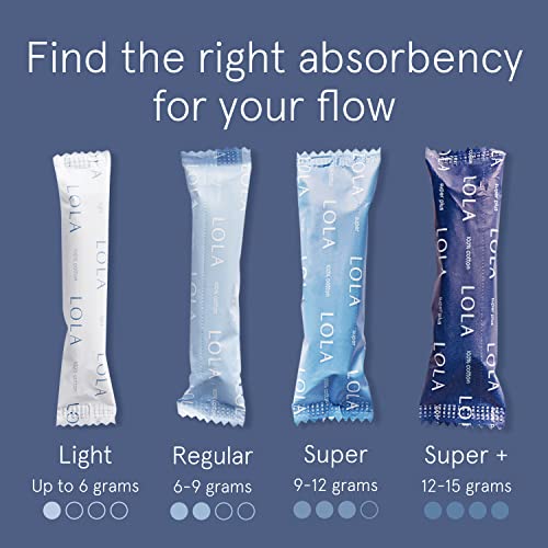 LOLA Organic Cotton Tampons, 60 Count - Super Plus Tampons, Period Feminine Hygiene Products LOLA buy supplements canada