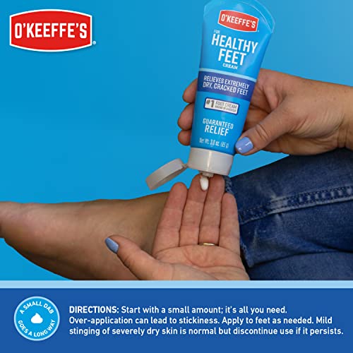 O'Keeffe's for Healthy Feet Foot Cream, Guaranteed Relief for Extremely Dry, Cracked Feet O'Keeffe's buy supplements canada