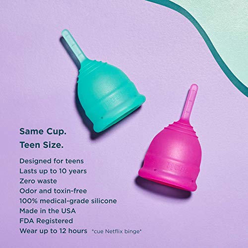 Saalt Teen Menstrual Cup - Best Sensitive Reusable Cup - Wear for 12 Hours - Tampon and Pad Alternative saalt buy supplements canada