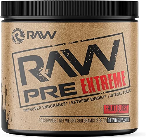 RAW Preworkout Extreme | High Stimulant Preworkout Powder Drink, Extreme Energy RAW buy supplements canada