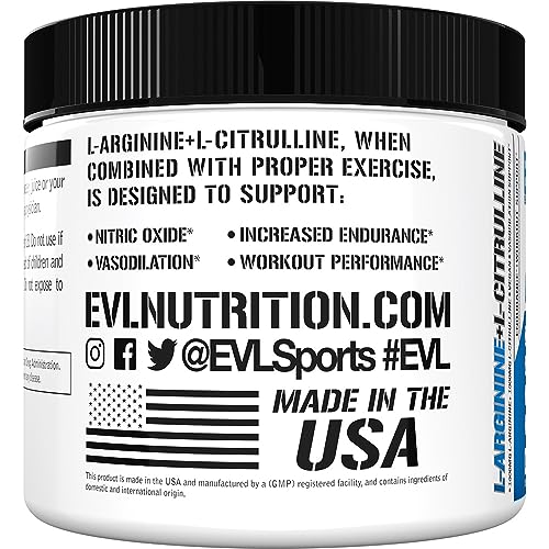Evlution Nutrition L-Arginine + L-Citrulline - Endurance + Workout Performance Evlution buy supplements canada