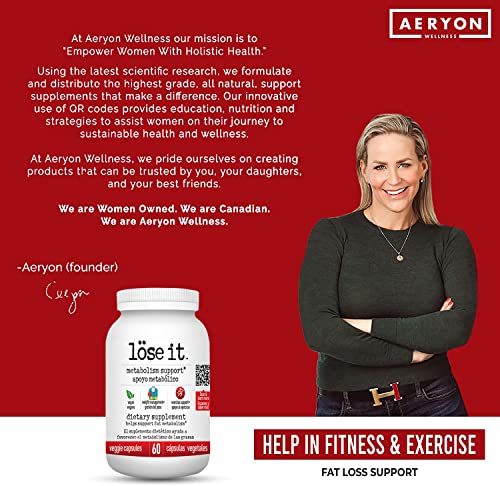 Lose It by Aeryon Wellness - Fitness Management & Exercise Enhancer - Hormone Balance Aeryon Ashlie Wellness buy supplements canada