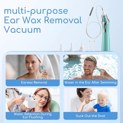 Ear Vacuum Wax Remover, Ear Wax Removal with 8 Pcs Ear Pick, Ear Wax Girug buy supplements canada