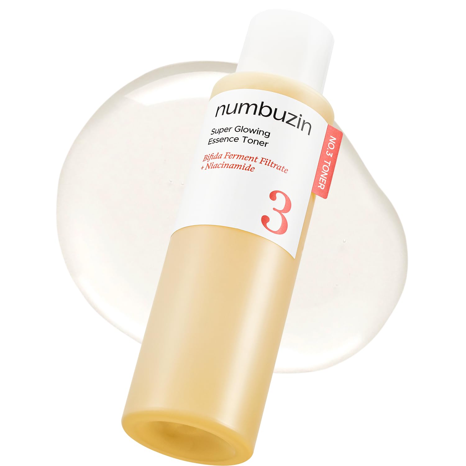 numbuzin No.3 Super Glowing Essence Toner, Fermented Toner for Skin Glow & Texture, Bifida, Niacinamide, Hydrating numbuzin buy supplements canada