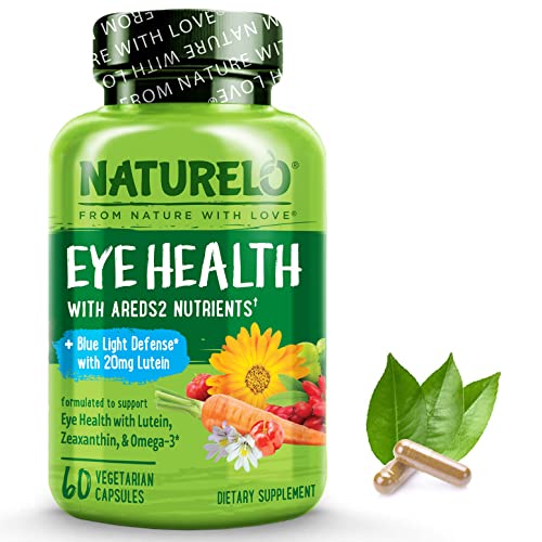 NATURELO Eye Vitamins - AREDS 2 Formula Nutrients with Lutein, Zeaxan NATURELO buy supplements canada
