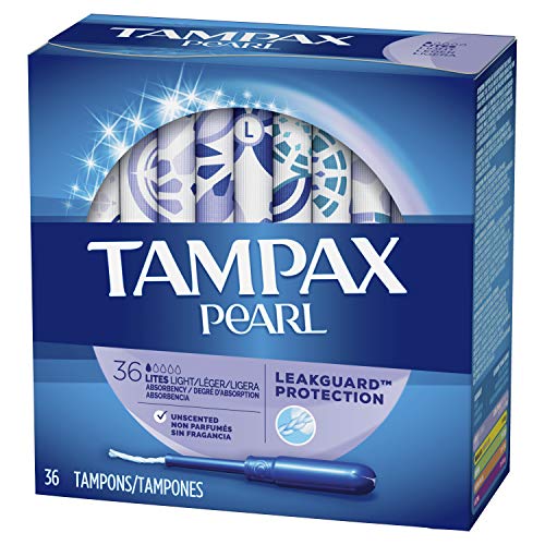 Tampax Pearl Plastic Tampons, Light Absorbency, Unscented, 36 Count (Pack of 2) (72 Total Count) Procter & Gamble buy supplements canada