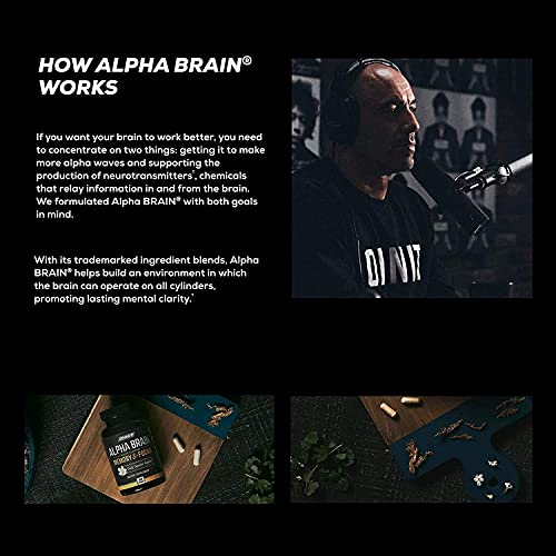 ONNIT Alpha Brain (60ct) - Over 1 Million Bottles Sold - Premium Nootropic Brain Supple ONNIT buy supplements canada