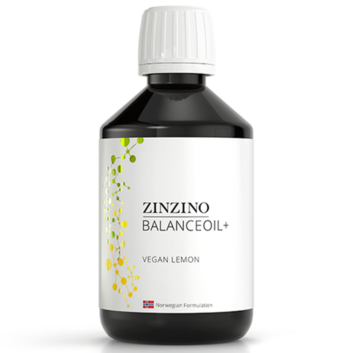 Zinzino - BalanceOil+ Vegan Lemon, Synergistic Blend with Marine Micro-Algae, Olive Oil, Ahiflower Seed Oil, Vegan Vitamin D3-300 ml ZINZINO buy supplements canada