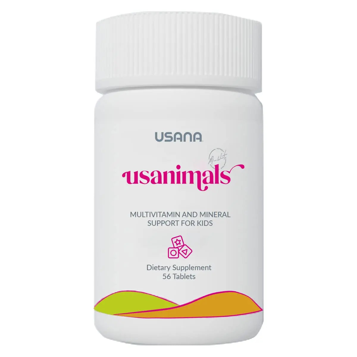 USANA Usanimals Multivitamin for Kids - Daily Chewable Tablets with Vitamins A, C, D, E, B6, B12, Zinc, Iron - Supports Immune, Bone & Brain Health USANA buy supplements canada