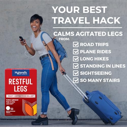 Hyland's Naturals Restful Legs Tablets, Natural Itching, Crawling, Tingling & Leg Jerk Relief, Quick Dissolving Hyland's buy supplements canada