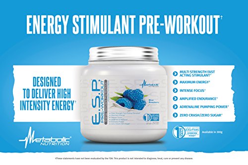 Metabolic Nutrition | ESP - Stimulating Pre Workout, Pre Intra Workout Supplement | Energy Metabolic Nutrition buy supplements canada