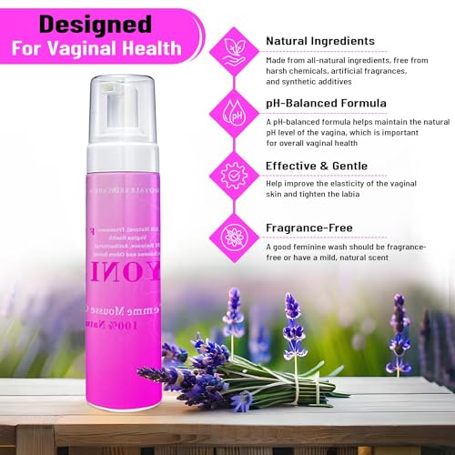 Vroyale Beauty 100% Natural Feminine Wash - 250 ml pH-Balanced Yoni Femme Mousse Vroyale Beauty buy supplements canada