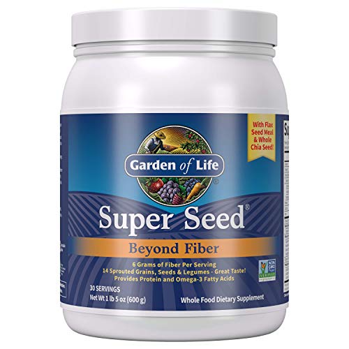 Garden of Life Super Seed - Vegetarian Whole Food Fiber Supplement with Protein and Omega 3 Garden of Life buy supplements canada