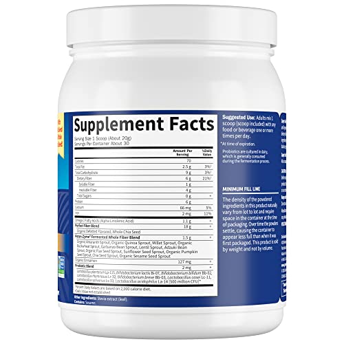 Garden of Life Super Seed - Vegetarian Whole Food Fiber Supplement with Protein and Omega 3 Garden of Life buy supplements canada