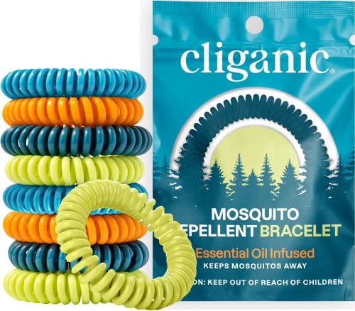 Cliganic 25 Pack Mosquito Repellent Bracelets, DEET-Free Bands, Individ Cliganic buy supplements canada