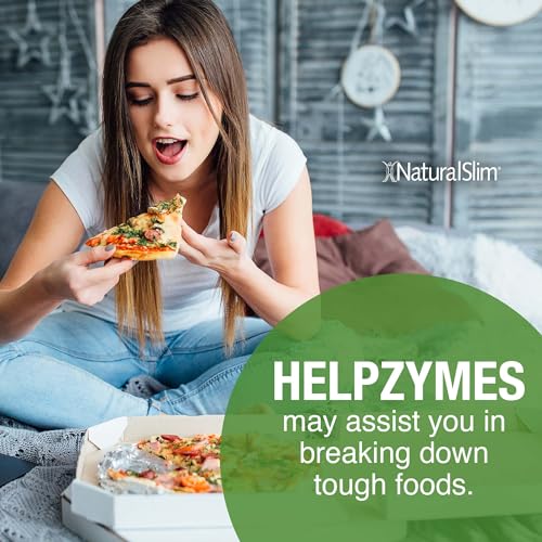 NaturalSlim Helpzymes Digestive Enzymes for Digestion, Bloating, Gas Reli NaturalSlim buy supplements canada