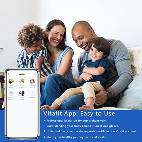 Vitafit Smart Scales for Body Weight and Fat Percentage, Weighing Professional Since 2001 Vitafit buy supplements canada