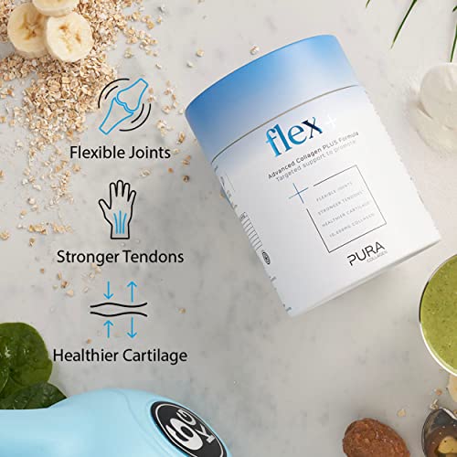 Pura Collagen Powdered Supplement Flex+, 10,000 mg Hydrolysed Peptides, Vitamin C & Manganese Pura Collagen buy supplements canada