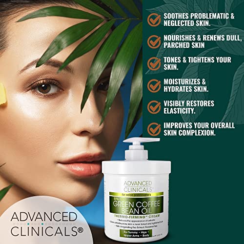 Advanced Clinicals Retinol Body Cream + Green Coffee Bean Oil Slim & Tighten Body Lotion Advanced Clinicals buy supplements canada