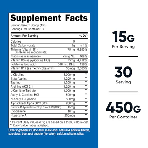 Nutricost Stim-Free Pre-Workout Powder Fruit Punch 30 Servings - Gluten Free, Non-GMO Nutricost buy supplements canada