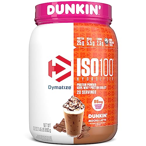 Dymatize ISO100 Hydrolyzed Protein Powder in Dunkin' Mocha Latte Flavor, 100% Whey Dymatize buy supplements canada