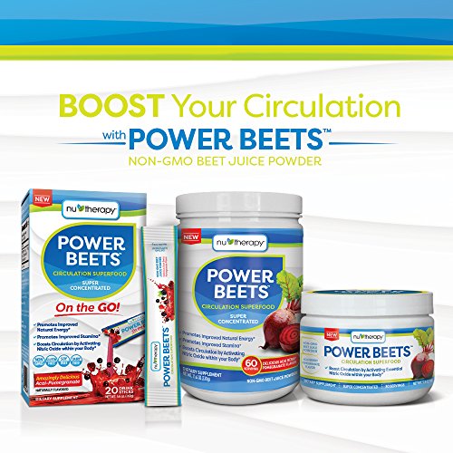 Nu-Therapy Power Beets - Super Concentrated Circulation Superfood - Dietary Supplement SlimFast buy supplements canada