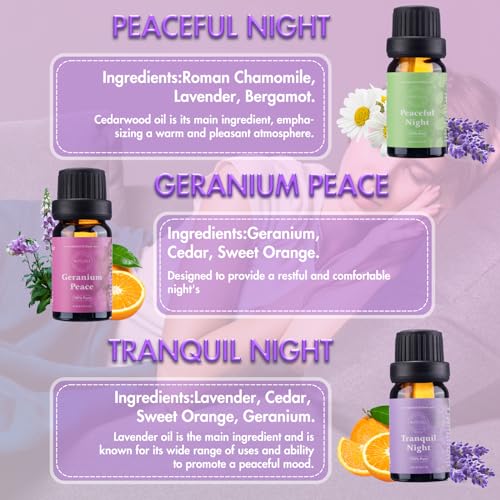 WECONA Essential Oils for Diffusers For Home - Dreamland Slumber Aromatherapy Oils Set WECONA buy supplements canada