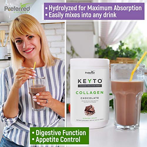 Keto Collagen Protein Powder with MCT Oil – Keto and Paleo Friendly Grass Fed and Pasture Preferred Elements buy supplements canada