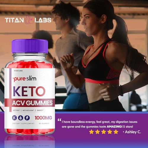 (3 Pack) Pure Slim Keto ACV Gummies, Pure Slim Keto ACV Advanced Weight Loss 1000 MG Titan Labs buy supplements canada
