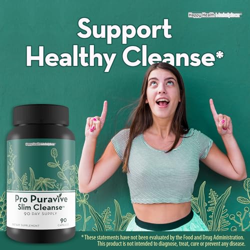 Pro Puravive Slim Cleanse - 90 Day Supply - Our Best Gentle Full Body Detox Cleanse Happy Health Marketplace buy supplements canada