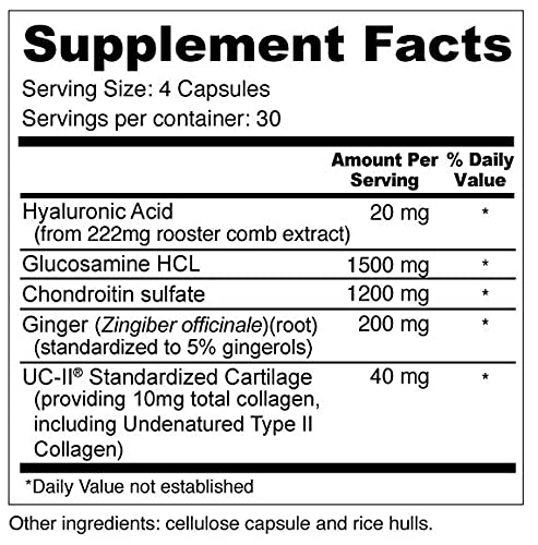 Wellness Resources JointAll - Joint Support Supplement with Natural Hyaluronic Acid, UC-II Collagen, Glucosamine, Chondroitin for Joint Strength and Comfort (120 Capsules) … Wellness Resources buy supplements canada