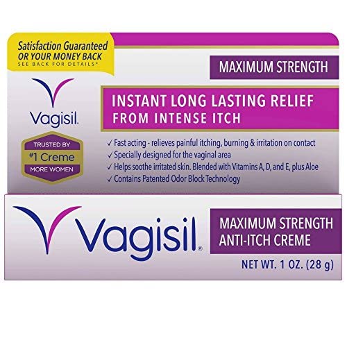 Vagisil Medicated Anti-Itch Creme Maximum Strength - 1oz, Pack of 5 Vagisil buy supplements canada