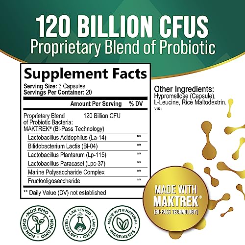 Nature's Peak Probiotics for Digestive Health - 120 Billion CFU with Diverse Strains Nature's Peak buy supplements canada