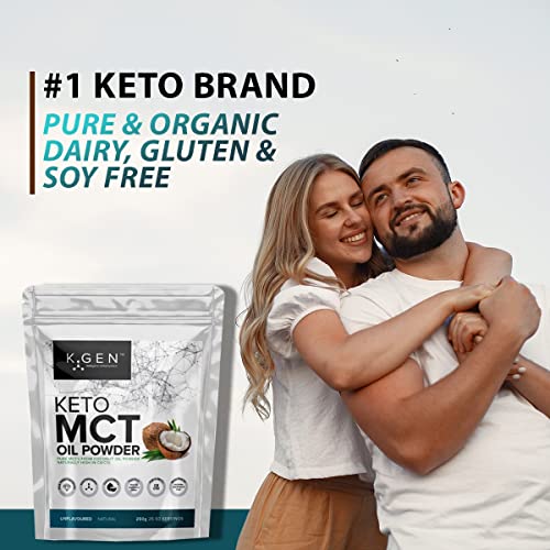 Keto MCT Oil Powder Pure Coconut MCT Keto Coffee Creamer | Premium Quality C8 Easily Absorbed & Digested K GEN ketogenic enhancement buy supplements canada