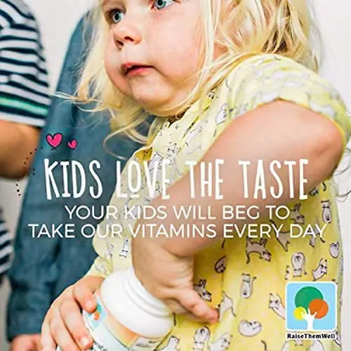 Raise Them Well Tasty Chewable Kids Multivitamin, All-Natural Colors, Flavors & Sweeteners, Daily Essential Vitamins for Children, Easy-to-Chew Vitamins, Strawberry Raise Them Well buy supplements canada
